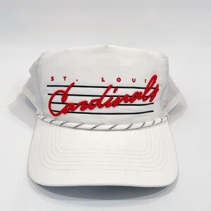 ’47 Brand St. Louis Cardinals Rope Snapback Hat – White & Red